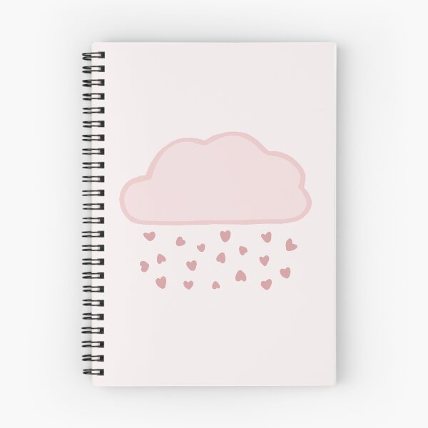 Item preview, Pink heart raining cloud/ darker version designed and sold by muffinstandd.