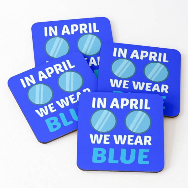 Item preview, In april we wear blue designed and sold by hicham4you.