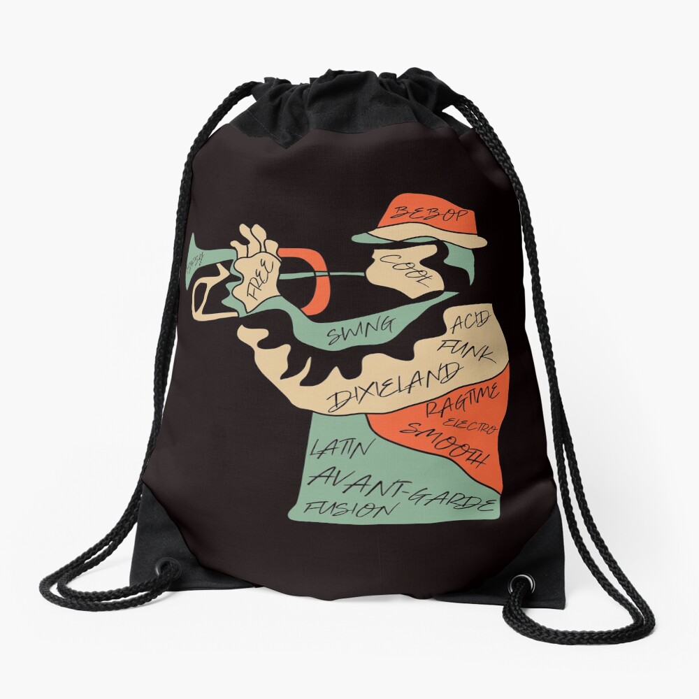 Item preview, Drawstring Bag designed and sold by jazzworldquest.