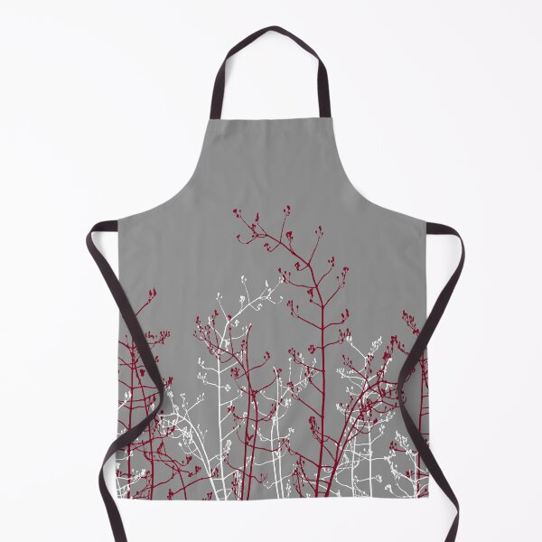 Item preview, Modern Art Gray Burgundy Floral Abstract  designed and sold by tanjica.