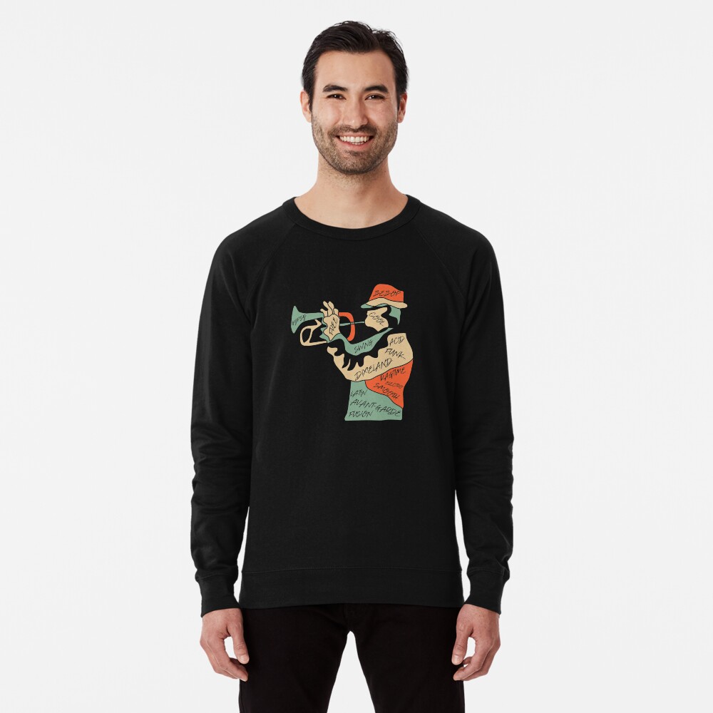 Item preview, Lightweight Sweatshirt designed and sold by jazzworldquest.