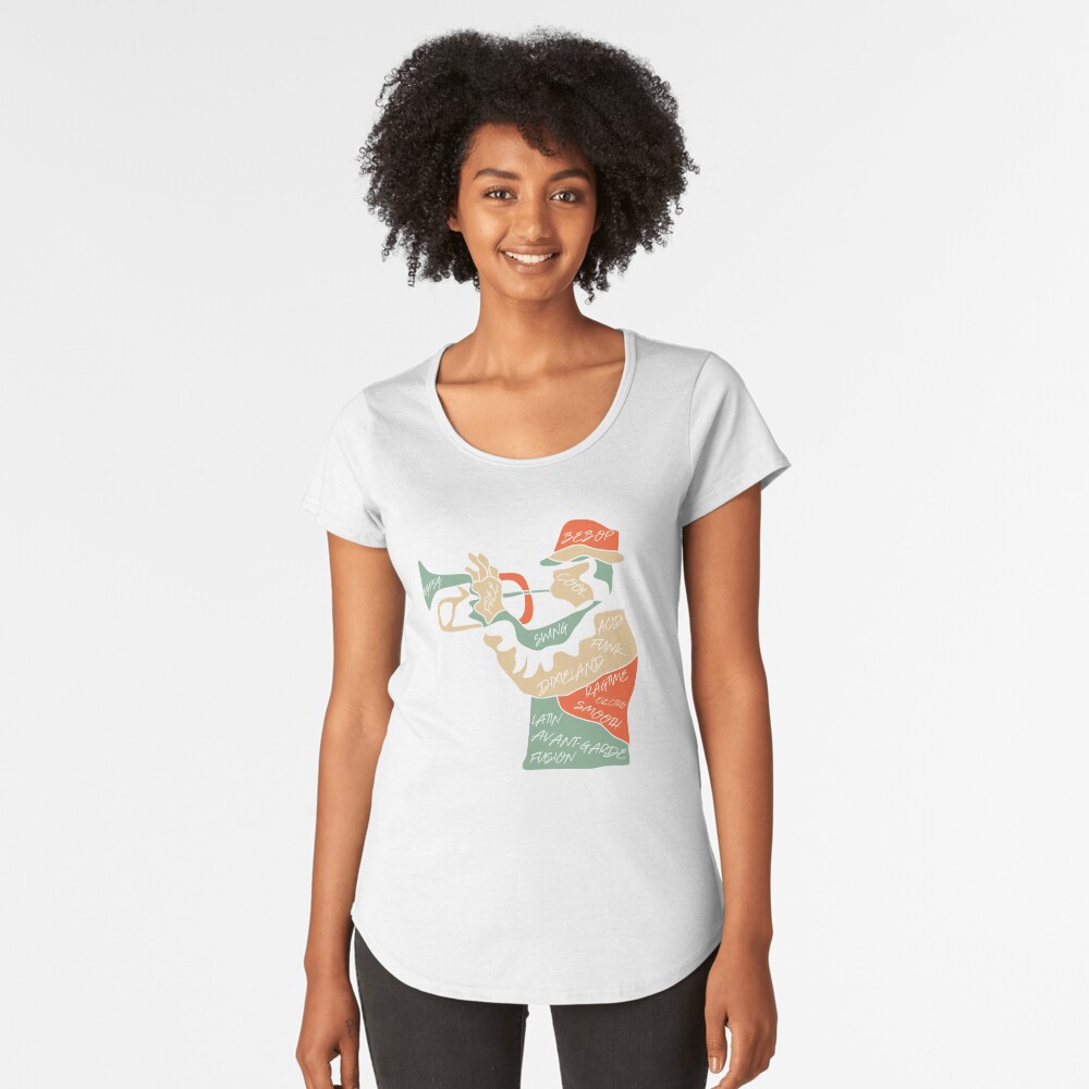 Item preview, Premium Scoop T-Shirt designed and sold by jazzworldquest.
