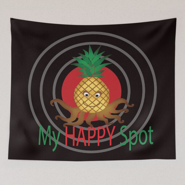 Item preview, My happy Spot Octopus Pineapple designed and sold by JAZTshirt.
