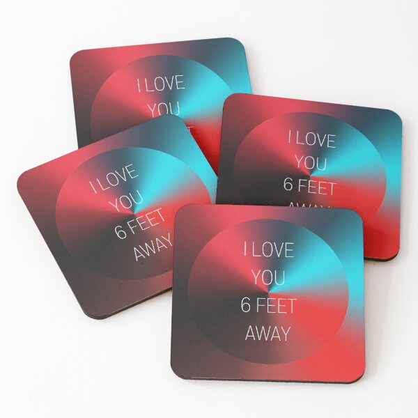 Item preview, Abstract I Love You Six Feet Away designed and sold by Dandihara.