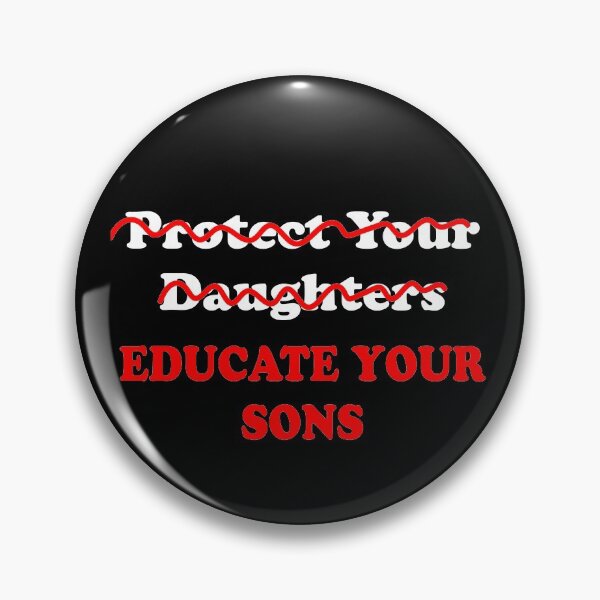 Item preview, EDUCATE your sons nobody should live in fear designed and sold by MrE-Tees.
