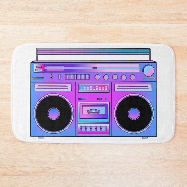Item preview, Musical Cotton Candy Blue Pink Boombox  designed and sold by Deborah Camp.