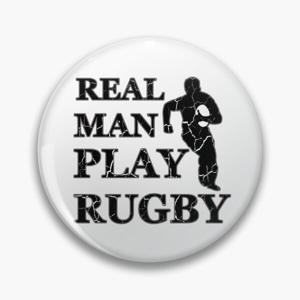 Item preview, Real man play rugby designed and sold by catalin87.