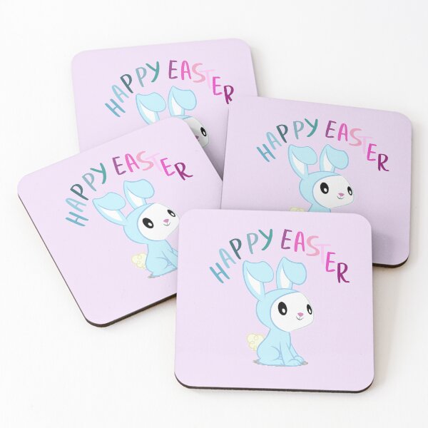 Item preview, Angel Bunny Happy Easter  designed and sold by ClumsyClouds.