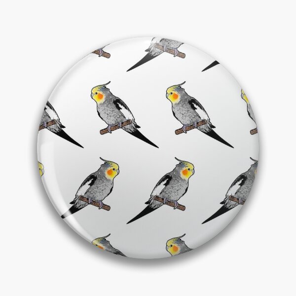 Item preview, Little Cockatiels Pattern designed and sold by Alienphysique.
