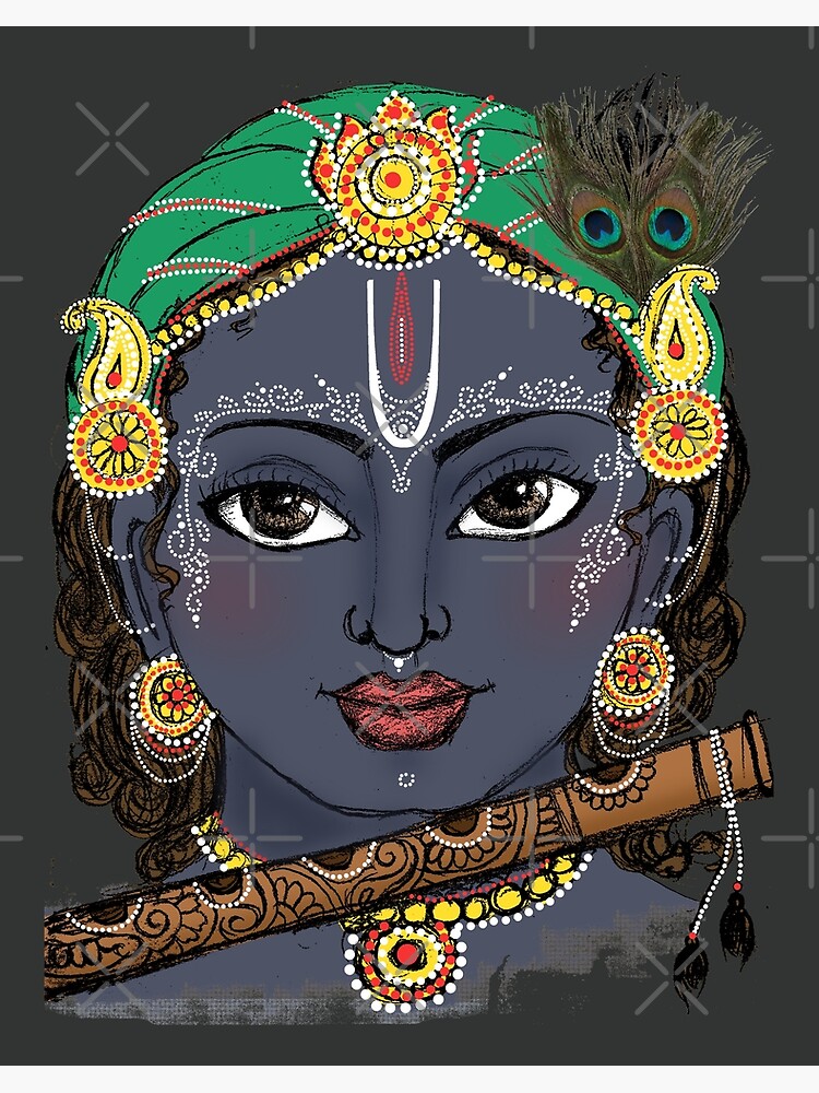 How To Draw Krishna Inside Leaf | Krishna Drawing Easy Trick | Krishna  Pencil Drawing Step By Step - YouTube