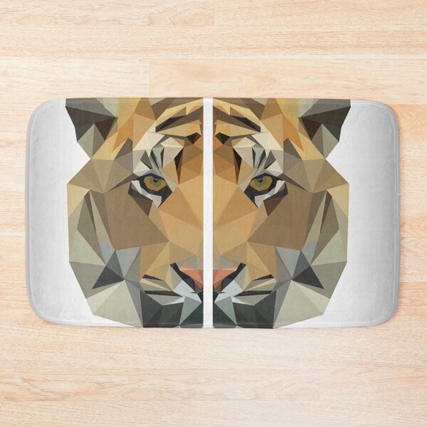 Item preview, FIERCE TIGER GEOMETRIC designed and sold by tenfiftytwo.