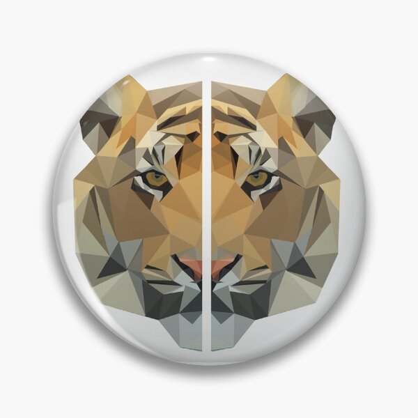 Item preview, FIERCE TIGER GEOMETRIC designed and sold by tenfiftytwo.