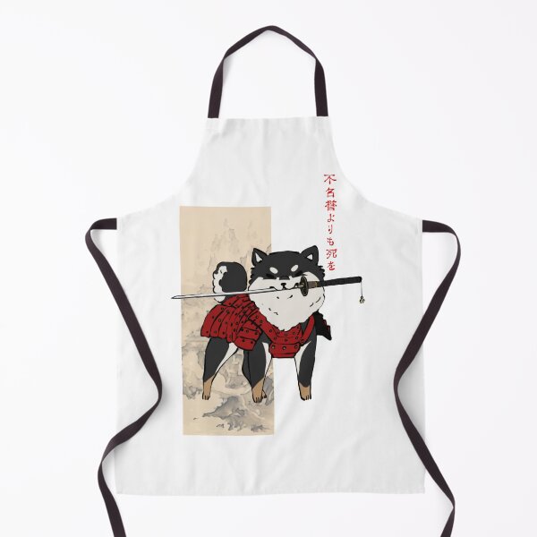 Item preview, Cute Samurai Shiba -- Black Version designed and sold by Alice Cheng.
