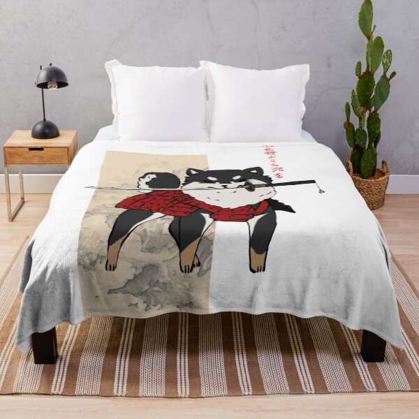 Item preview, Cute Samurai Shiba -- Black Version designed and sold by Alice Cheng.