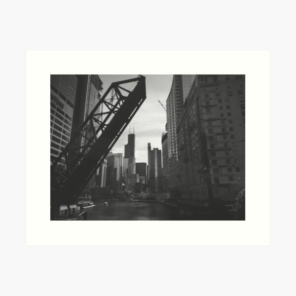 Chicago from Kinzie St. Bridge Art Print