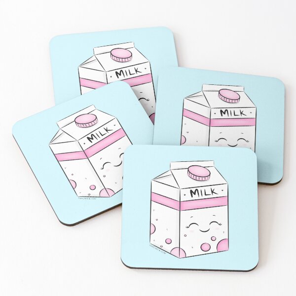 Item preview, Happy Milk Carton - Pink designed and sold by PancakeAndLoaf.