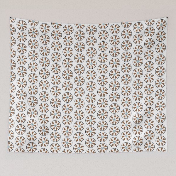 Item preview, Citrus slice abstract chocolate, black and blue designed and sold by ferrango.
