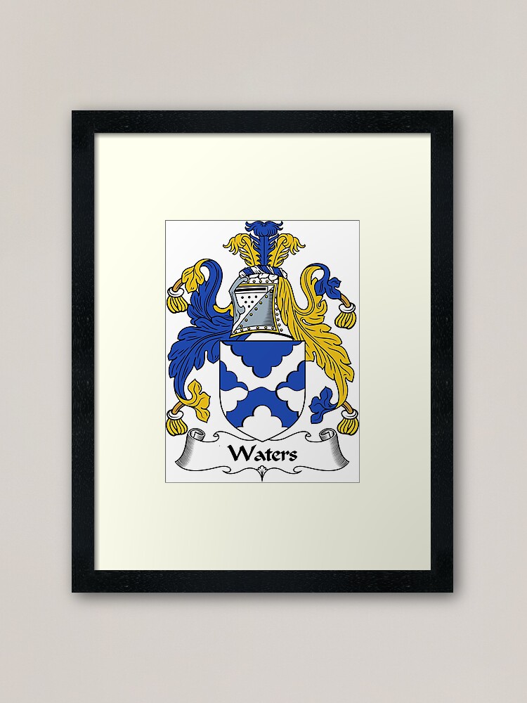 Framed factory English Crest Art Print