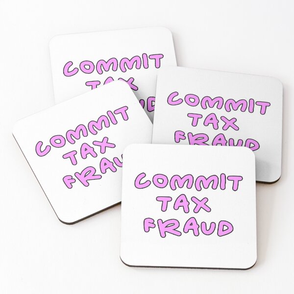 Item preview, Commit tax fraud pink and black design designed and sold by Captain-Jackson.