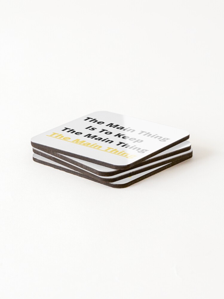 Alternate view of Keeping The Main Thing, The Main Thing Coasters (Set of 4)