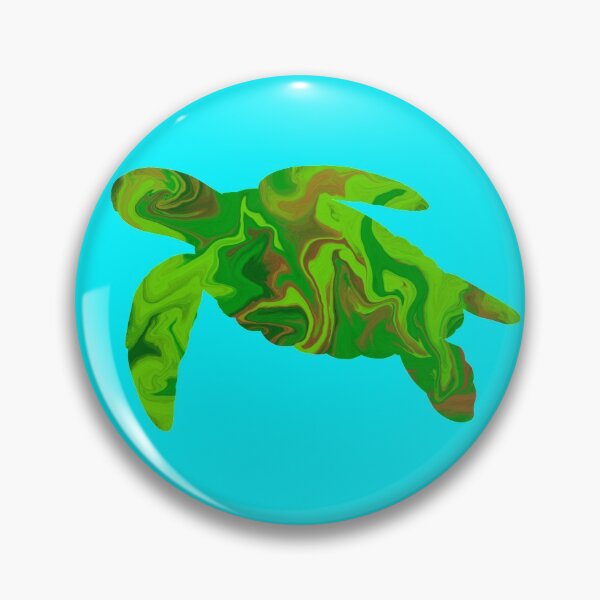 Item preview, Sea Turtle (aqua background) designed and sold by SierasART.