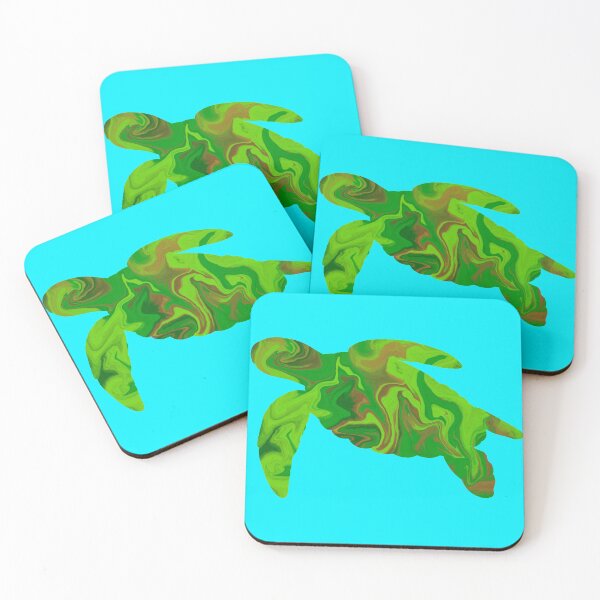 Item preview, Sea Turtle (aqua background) designed and sold by SierasART.