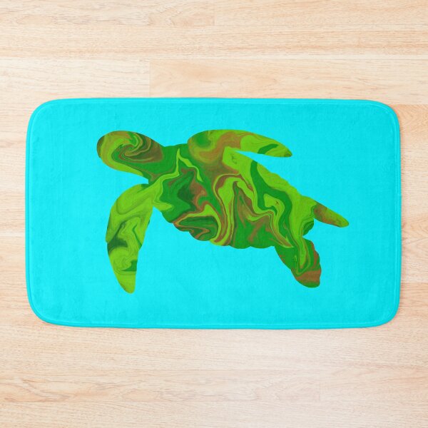 Item preview, Sea Turtle (aqua background) designed and sold by SierasART.