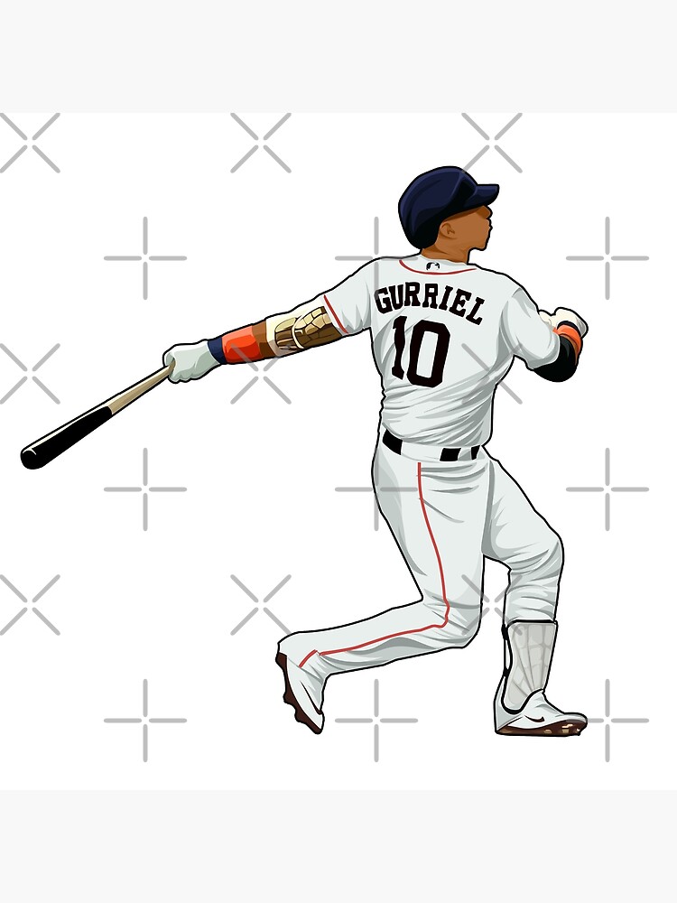 Yuli Gurriel Baseball Paper Poster Astros 2 - Yuli Gurriel