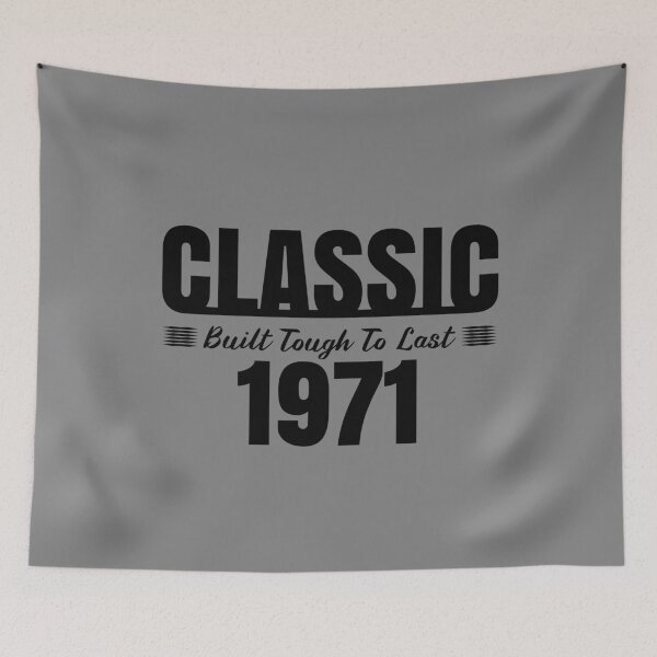 Item preview, Classic 1971 Built Tough To Last Birthday, Car Truck Automotive Year  designed and sold by CharJens.