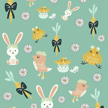Artwork thumbnail, Cute Spring Print- Spring Collection by MF-Designsltd