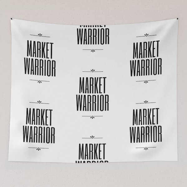 Item preview, The Market Warrior Artwork 2 (Black) designed and sold by TraderShirts.