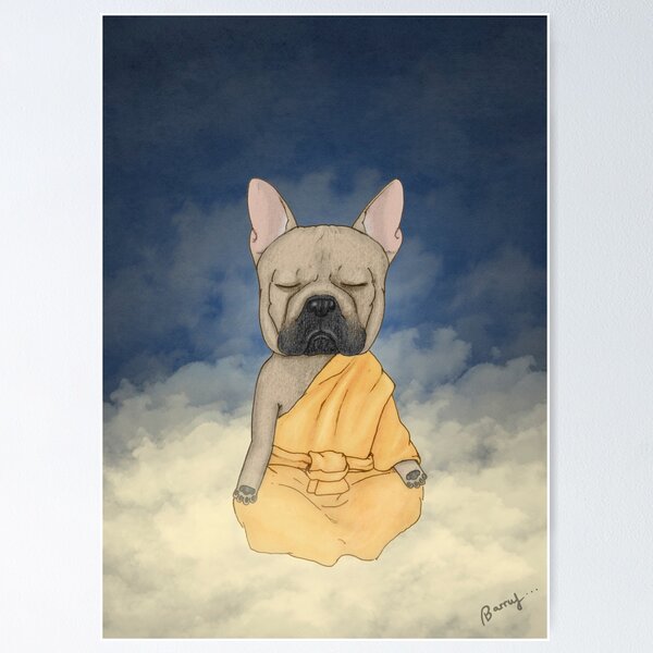 Item preview, Frenchie meditation designed and sold by barruf.