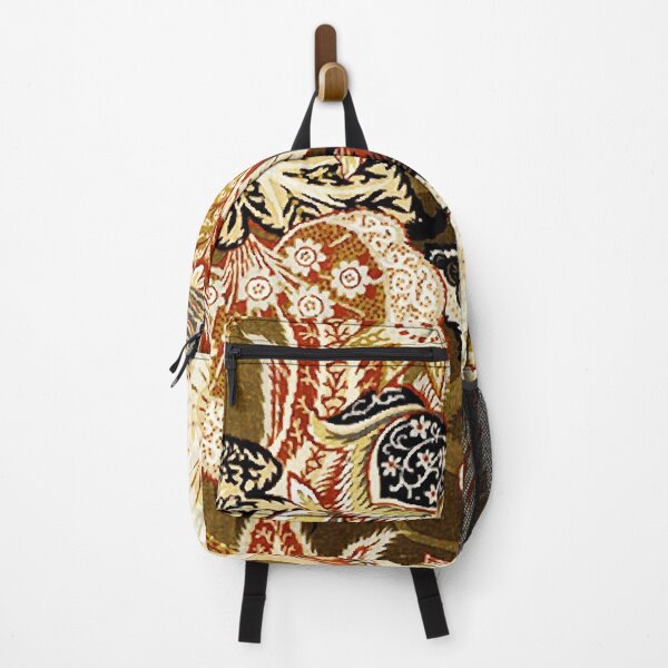 Item preview, Vintage Brown Gold Floral Pattern designed and sold by Vicky Brago-Mitchell®.
