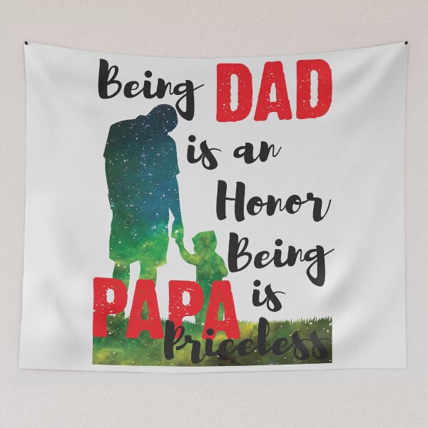 Item preview, Being Dad Is An Honor, Being Papa Is Priceless designed and sold by hoangthedoodler.