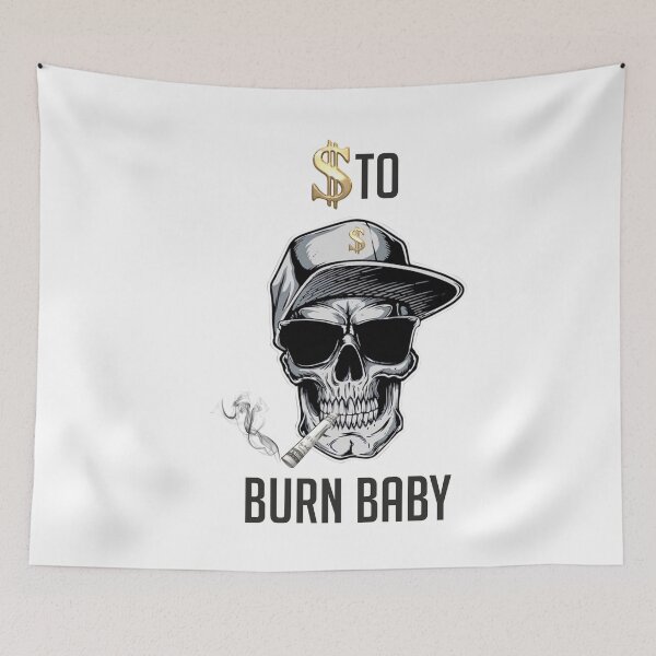 Item preview, Dollars To Burn Baby Cool Skull Design designed and sold by sidollar.