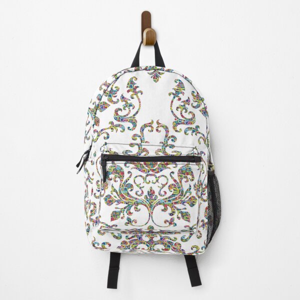 Item preview, Damask Variations: Hippie Love on White designed and sold by implexity.