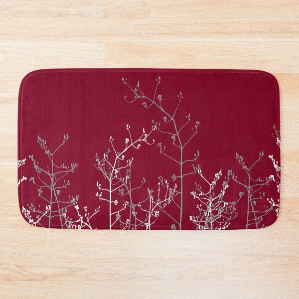 Item preview, Burgundy Abstract Jasmine Flower Branches designed and sold by tanjica.