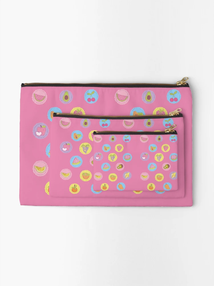Thumbnail 2 of 4, Zipper Pouch, Fruity designed and sold by Nini's Designs.