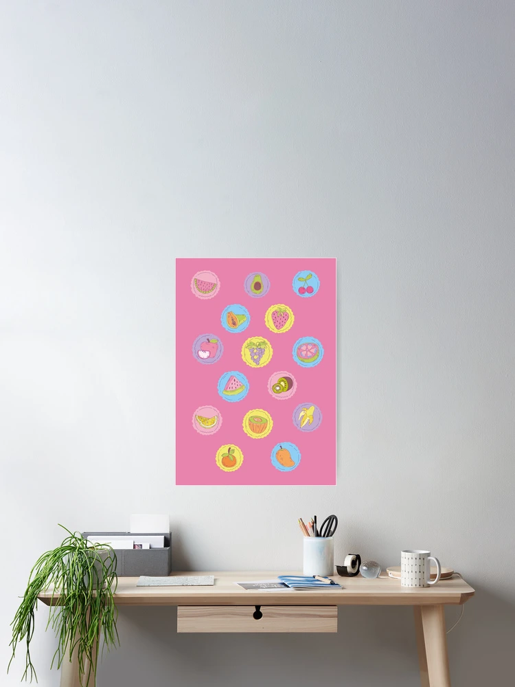 Thumbnail 2 of 3, Poster, Fruity designed and sold by Nini's Designs.