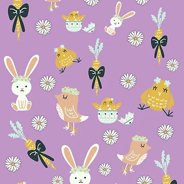 Artwork thumbnail, Cute Spring Print- Spring Collection by MF-Designsltd