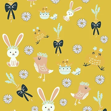 Artwork thumbnail, Cute Spring Print- Spring Collection by MF-Designsltd