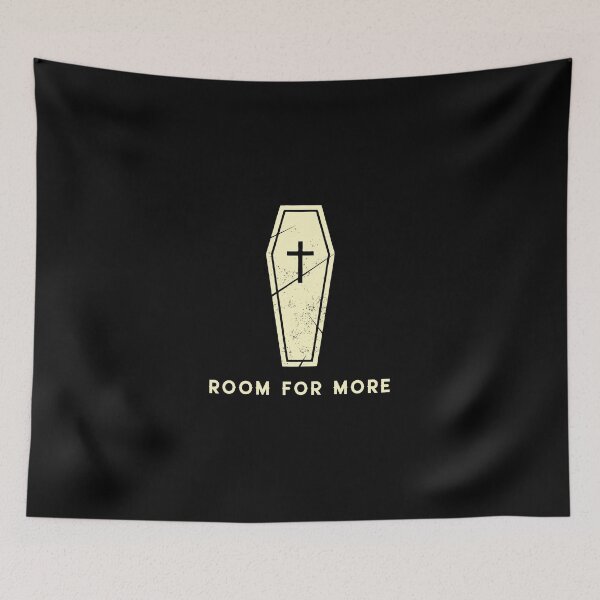 Item preview, Room For More Spooky Cute Goth Minimalist Coffin designed and sold by WPahat.