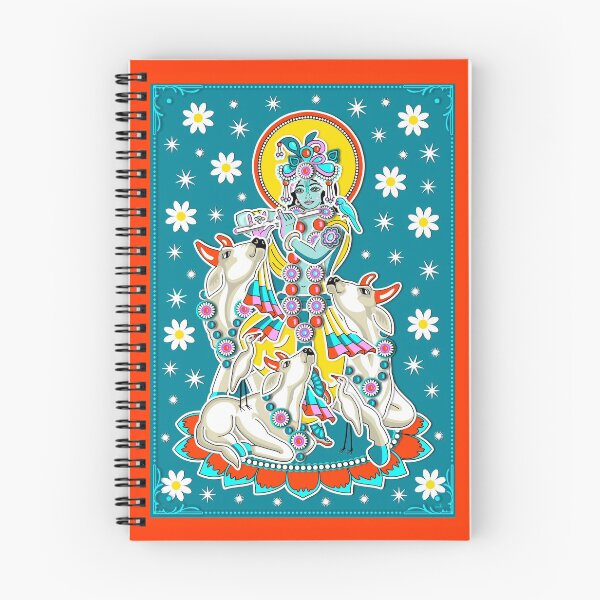 Item preview, Sri Krishna with Cows designed and sold by GundicaArt.