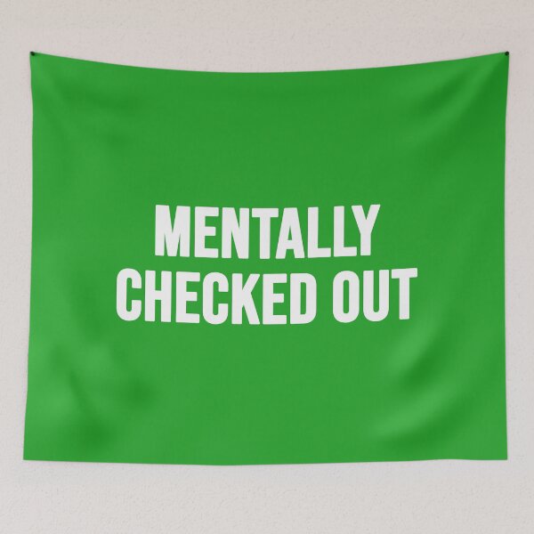 Item preview, mentally checked out designed and sold by AsKartongs.