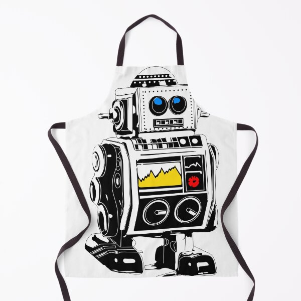 Item preview, retro robot designed and sold by pradeep kumar chauhan.