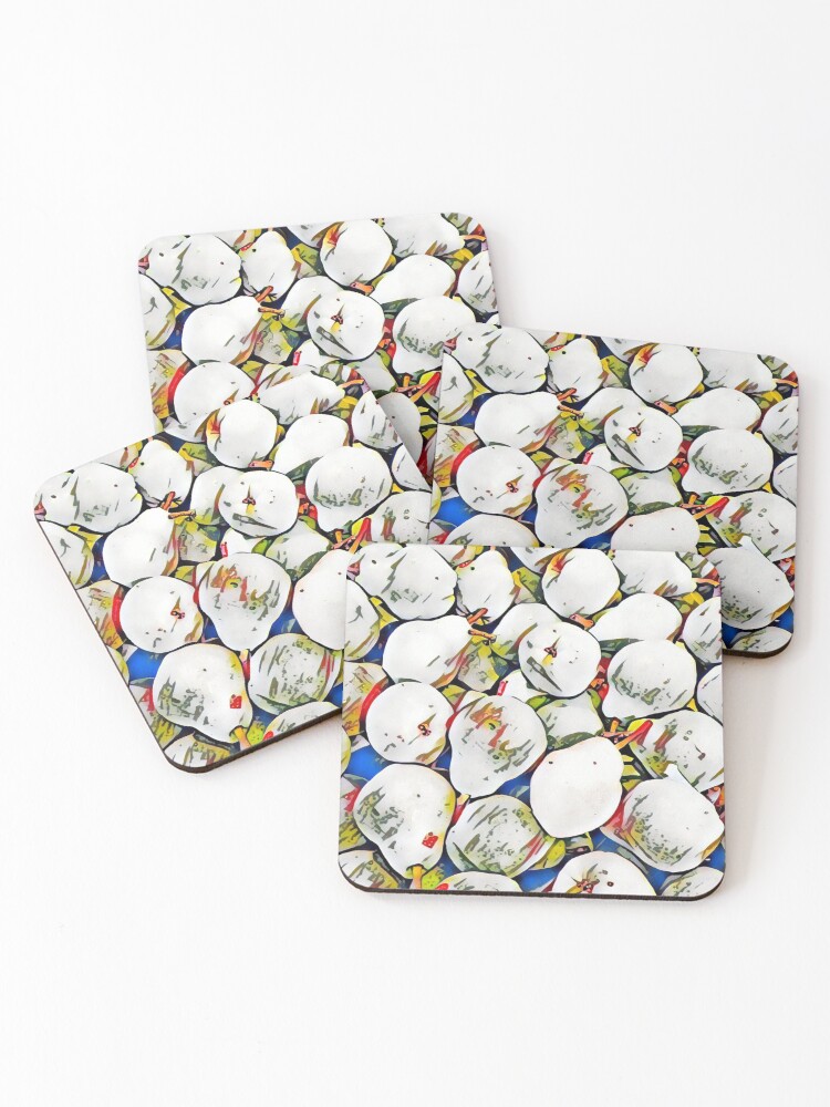 Thumbnail 1 of 5, Coasters (Set of 4), Pears designed and sold by Random-Designz.