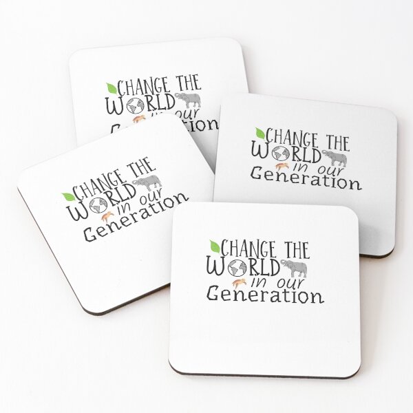 Item preview, Change the world in our generetion designed and sold by PawPixShop.