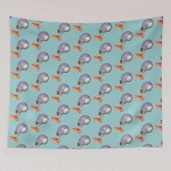 Item preview, Shell Cat with Crab designed and sold by catsclips.