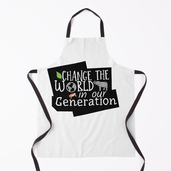 Item preview, Change the world in our generation (White Front) designed and sold by PawPixShop.