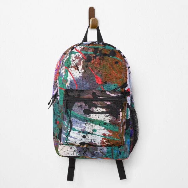 Item preview, Trip Pollock Fan designed and sold by NeonAbstracts.